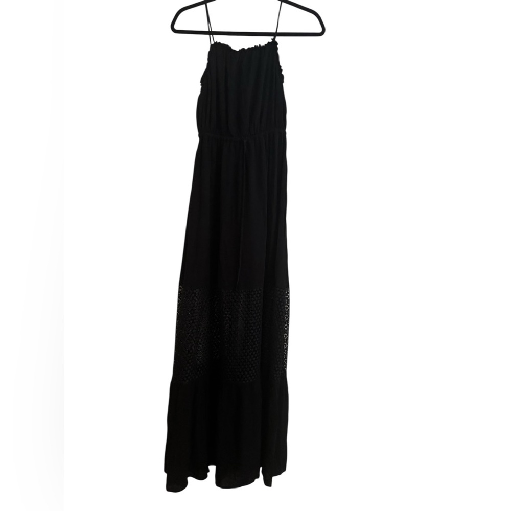 Jack by BB Dakota Black Halter Maxi Gown